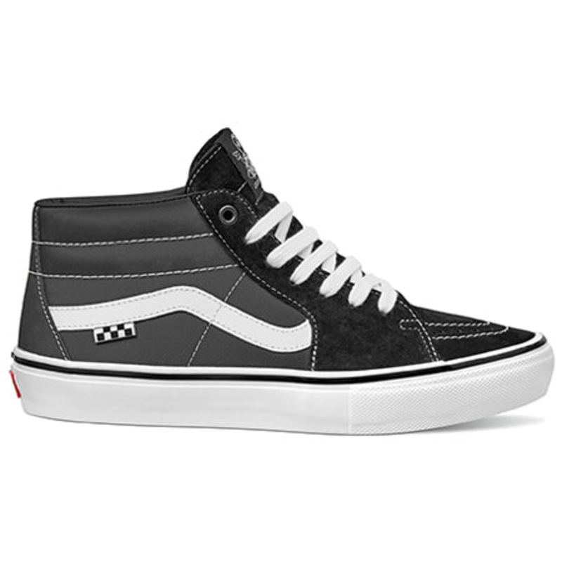 Vans Skate Grosso Mid Shoes Black/ White/ Emo Leather 7.0
