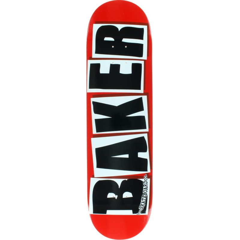Baker Brand Logo Red/Black 8.38″ Skateboard Deck