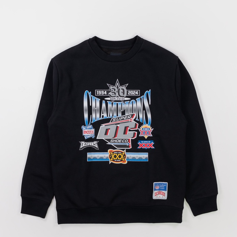 DC Old Champs Crew Sweat – Black S