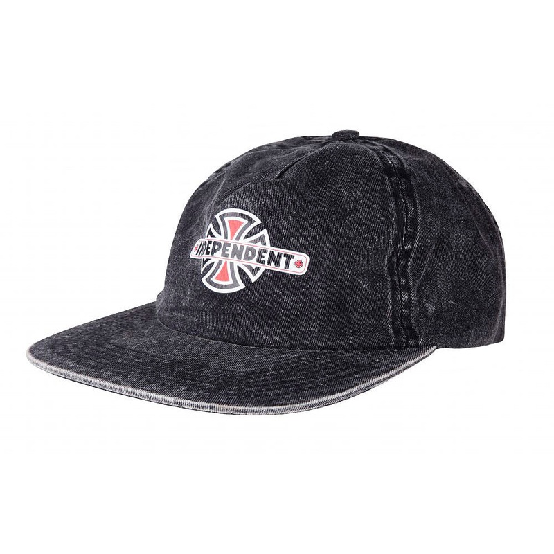 Independent Vintage B/C Snapback Cap – Mineral Wash / Black