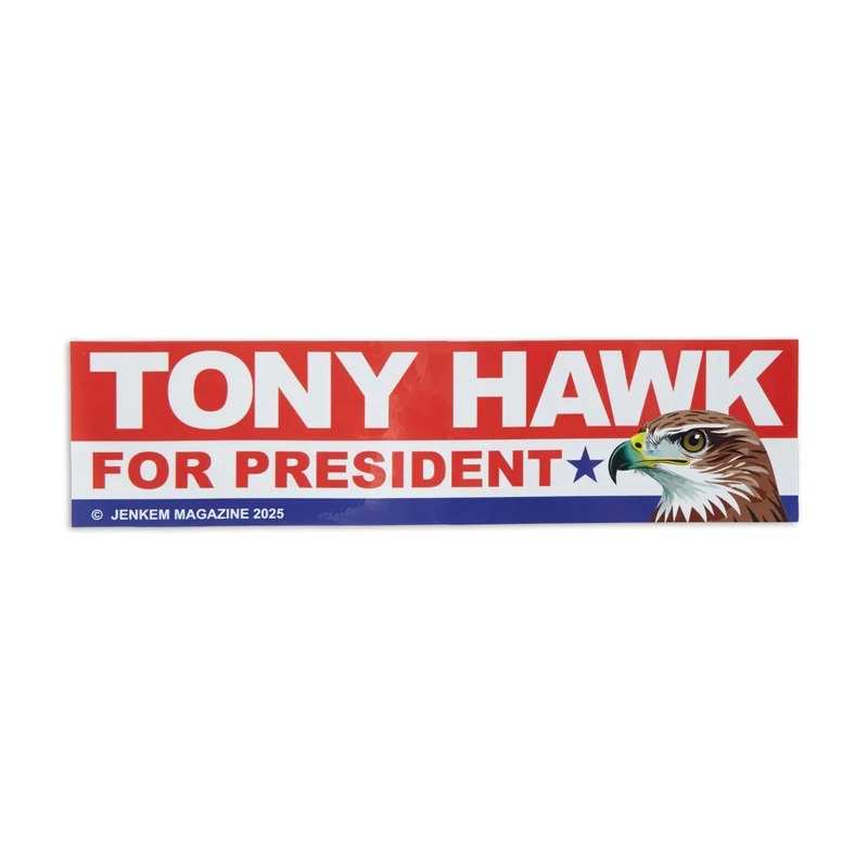 Jenkem Hawk 4 Prez Bumper Sticker