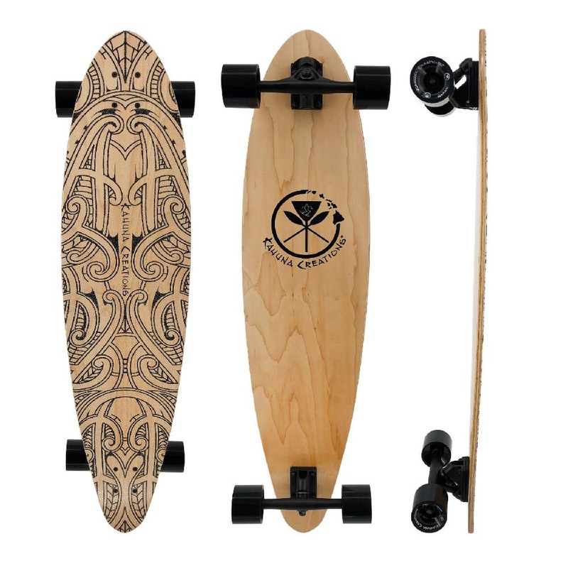Kahuna Creations Pohaku Kakau 41″ Pintail Longboard w/ Bear Trucks Complete