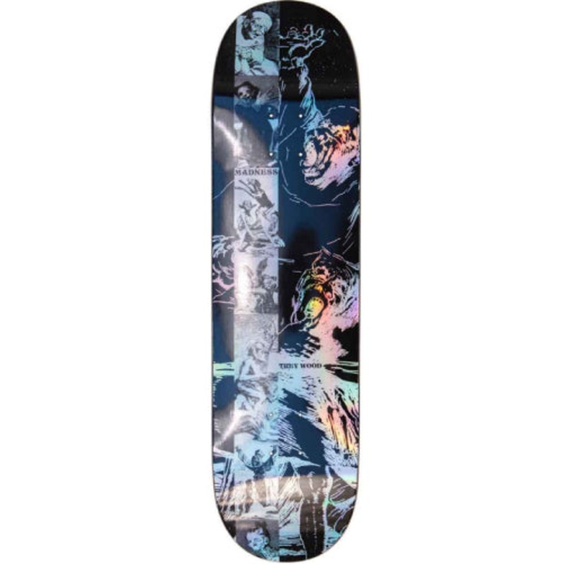 Madness Trey Wood Downward Super Sap R7 Holographic Skateboard Deck 8.25″ 8.25″