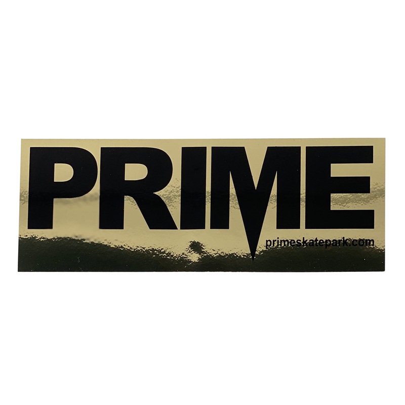 Prime Delux OG SP Sticker XXL – Black / Gold Foil
