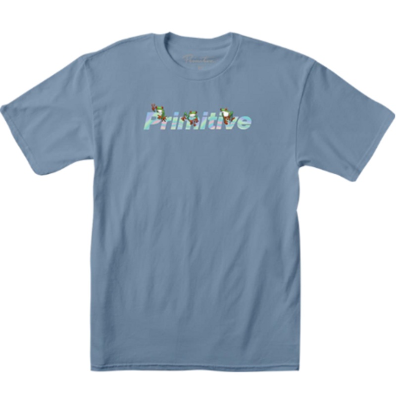 Primitive Gamma SS Tee Slate Blue Large Large