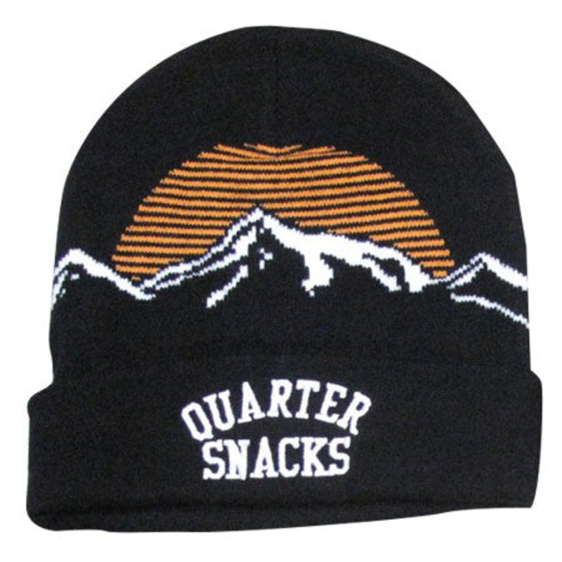 Quartersnacks Mountain Beanie Black One size fits all