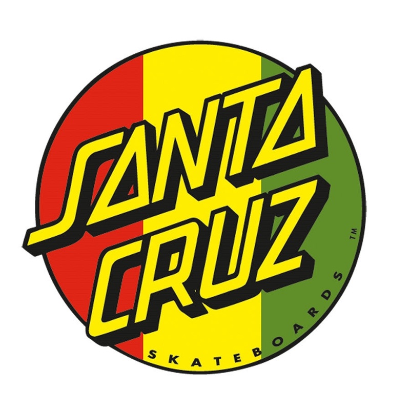 Santa Cruz Skateboards Rasta Dot 3″ Sticker