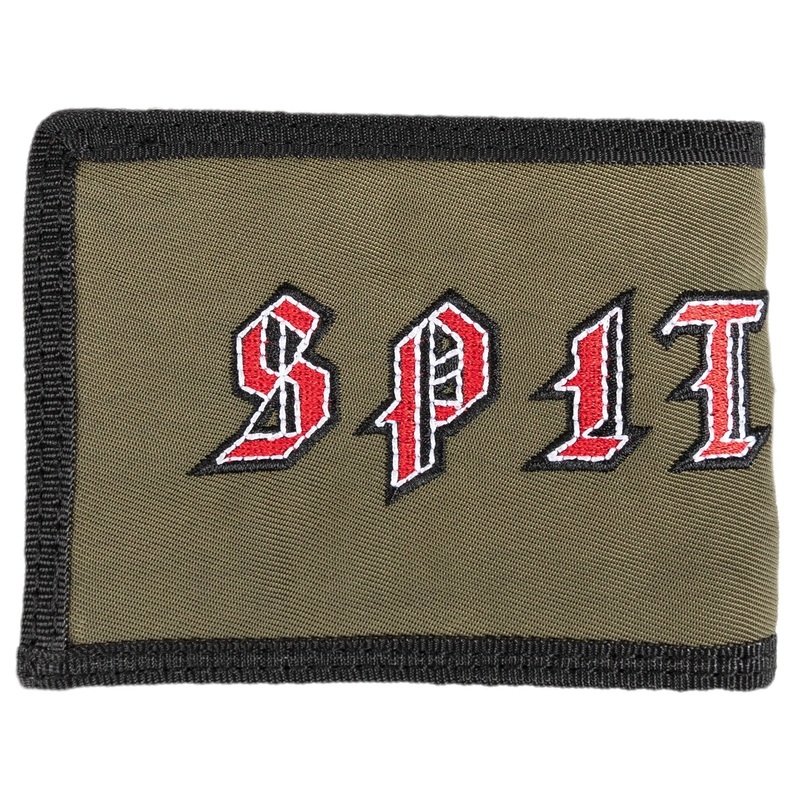 SPITFIRE OLD E BI-FOLD WALLET OLIVE OS
