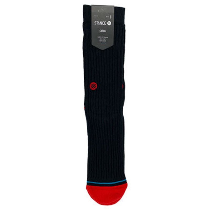 Stance Icon Heavy Socks Black Large