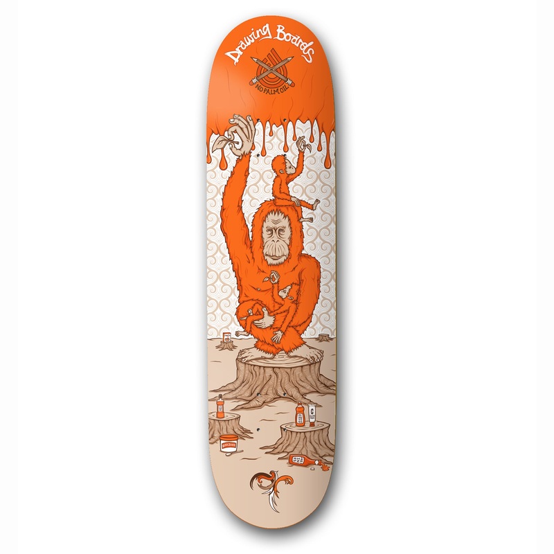The Drawing Boards – 8.25″ – Orangutan Deck