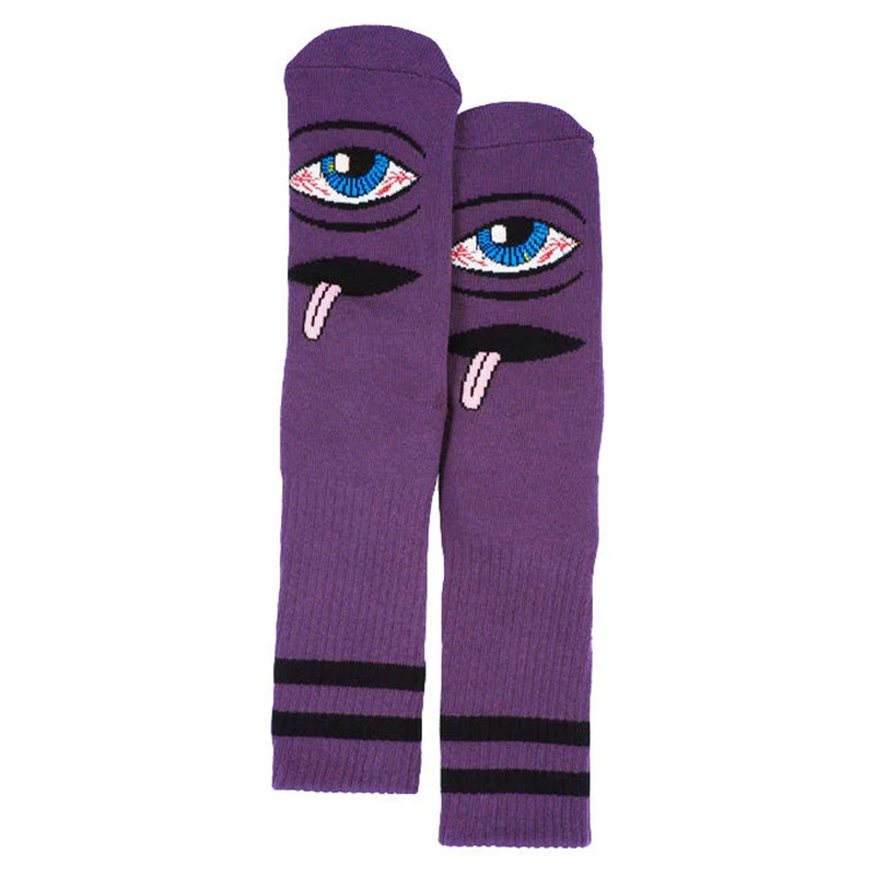 Toy Machine Bloodshot Eye Purple Socks Purple One size fits all
