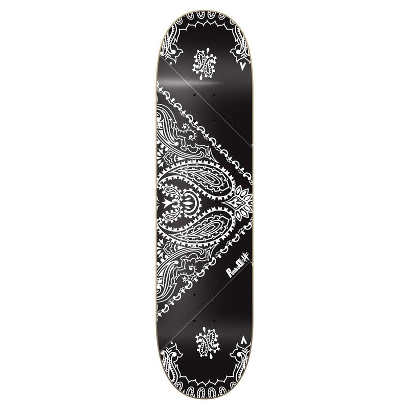 Yocaher Graphic Skateboard Deck – Bandana Black 7.5″