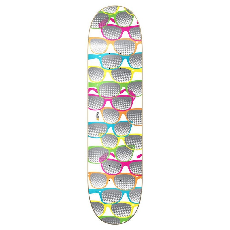 Yocaher Graphic Skateboard Deck – Shades White 7.5″