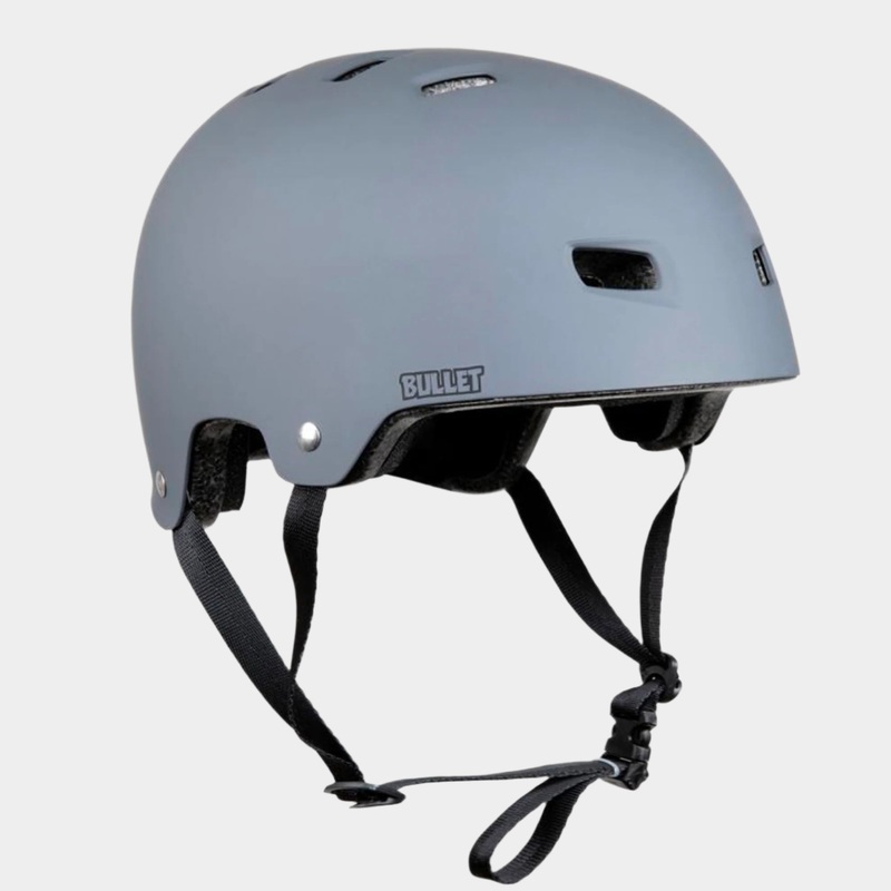 Bullet Deluxe T35 Helmet Youth One Size – Matt Graphite Kids OSFA