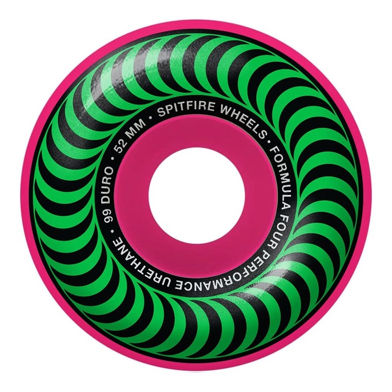 Formula Four 99A Classic Pink Wheels (52mm) 99A 52 MM