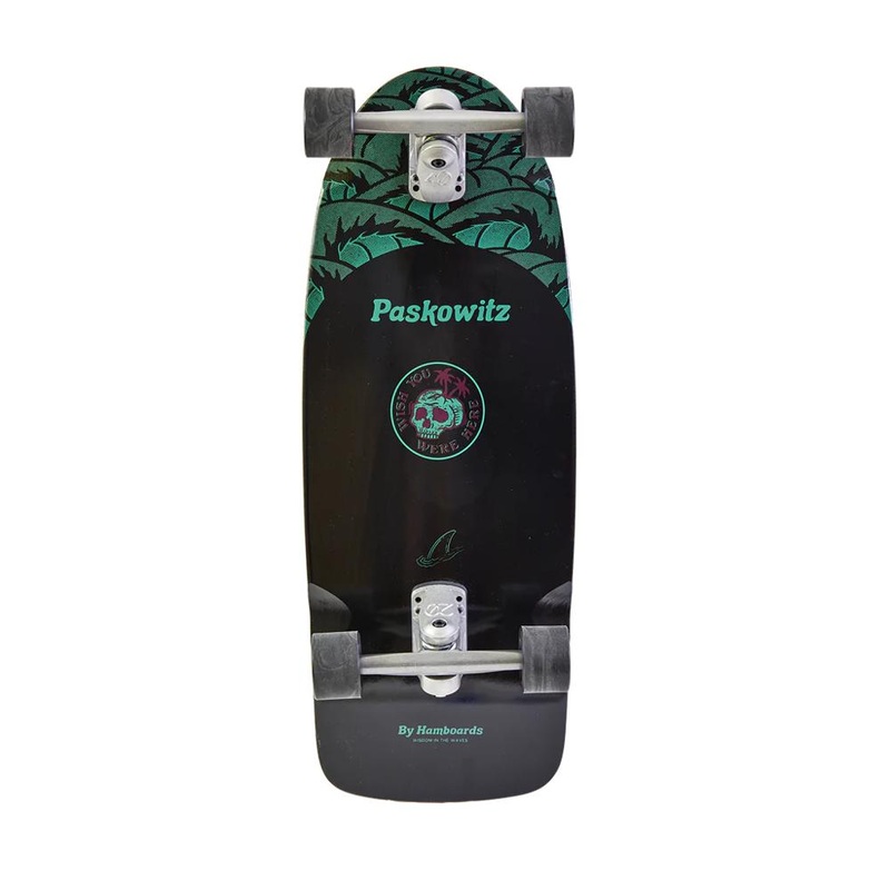 Hamboards Paskowitz Native 30″ Surfskate Cruiser Longboard Complete