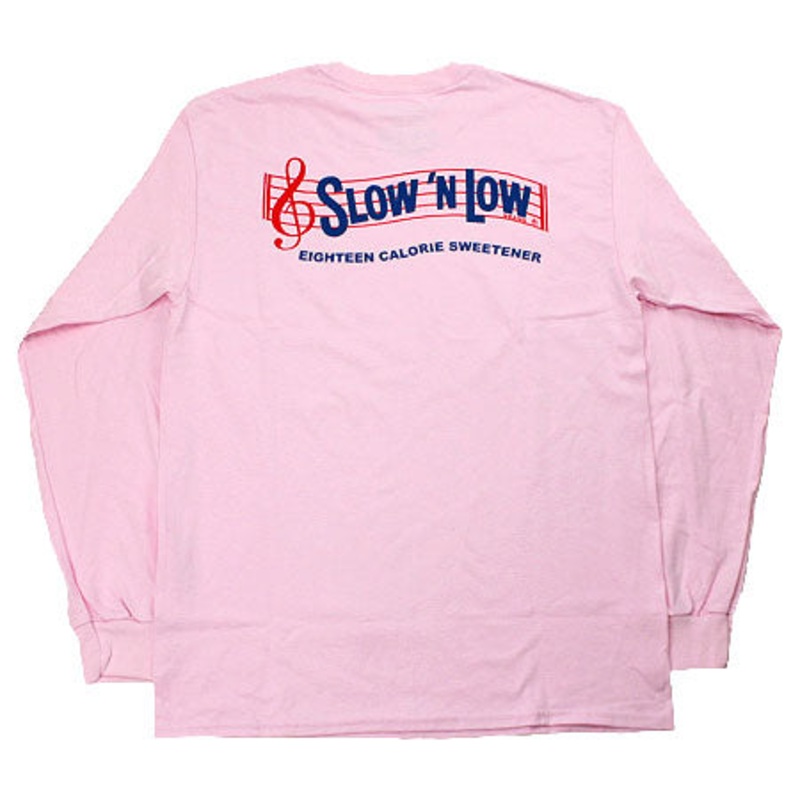 Maka Lassi Slow And Low Long Sleeve T Shirt Pink Small