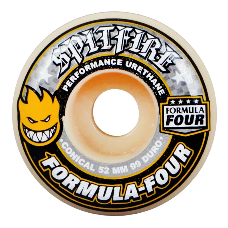 Spitfire Wheels Formula Four 52mm 99d Conical 52mm White