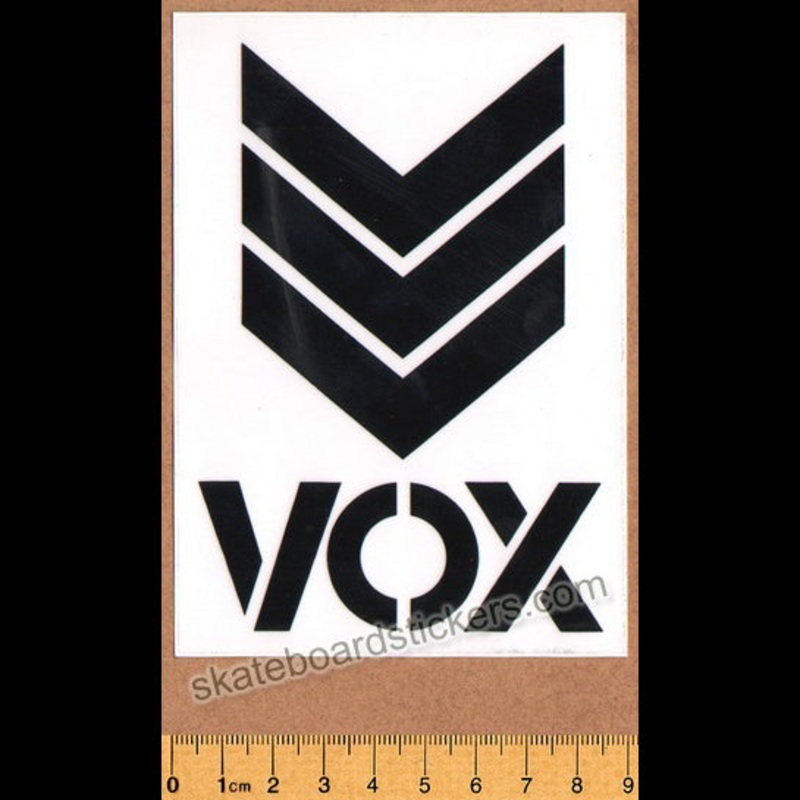 Vox Skate Shoes Skateboard Sticker