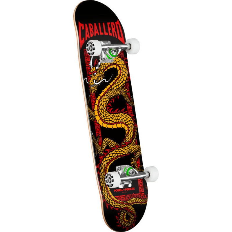 8Powell Peralta Caballero Chinese Dragon Black 7.75″ Complete Skateboard