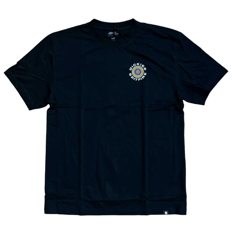 A865TBLK Spitfire x Dickies Tee Black Dickies Skateboarding SM