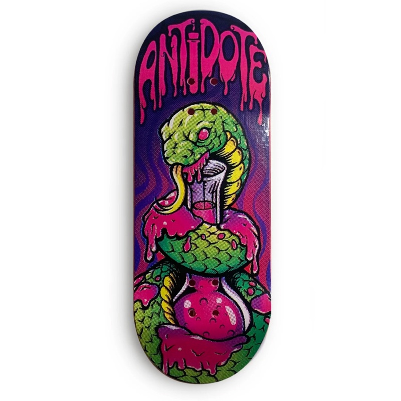 Antidote Acid Snake Fingerboard Deck 34mm Regular Dose (Medium High)