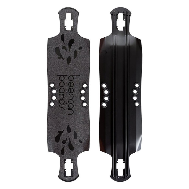 Beercan Black 42″ Oat Soda Drop Through Longboard Deck Deck