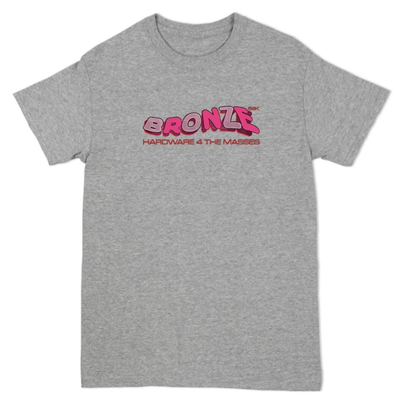 Bronze 56K Tee Blaze Heather Grey LG
