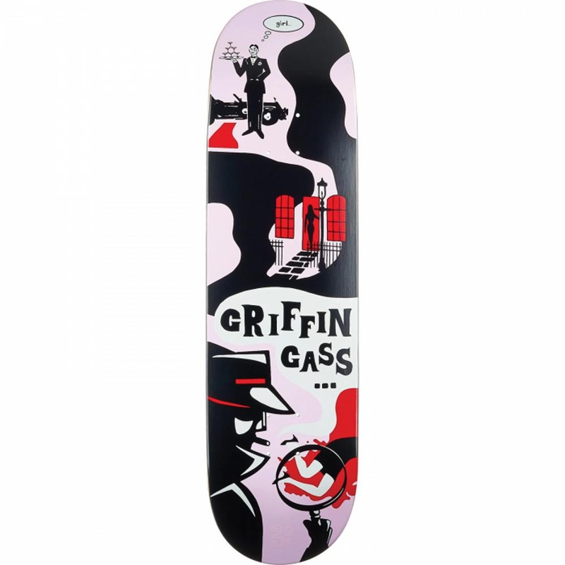 Girl Gass Mystery Noir 8.5″ Skateboard Deck