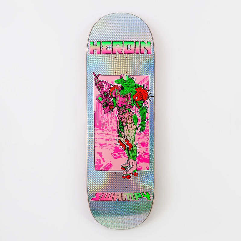 Heroin 10″ Swampy Hellscape Deck – Holographic Foil 10″