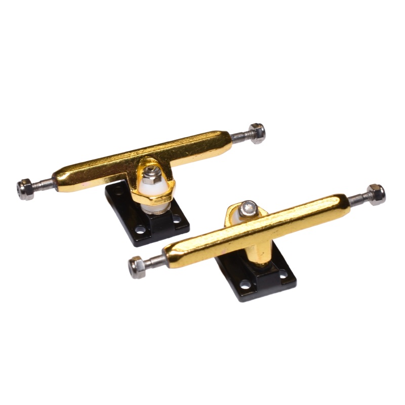 HEX TRUCKS Black/Gold Fingerboard Trucks (CHOOSE SIZE) 32mm