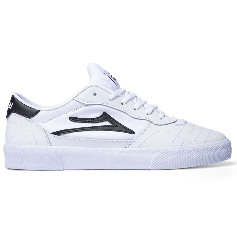 Lakai Cambridge White Leather/Black 7