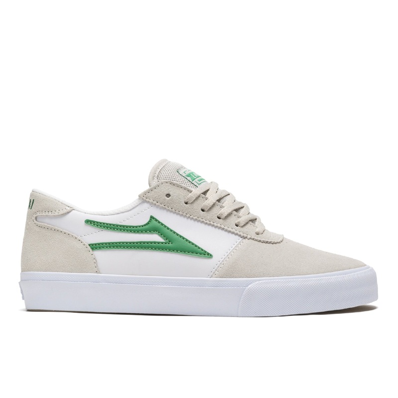 Lakai Manchester Shoes – White / Grass Suede UK 7
