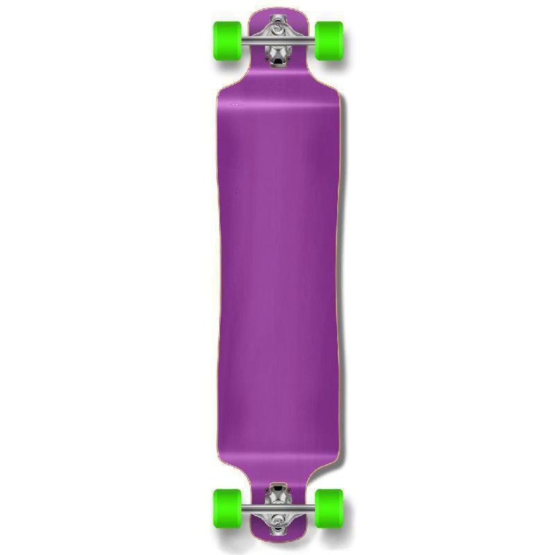 Punked Lowrider Blank Longboard Complete – Stained Purple Complete