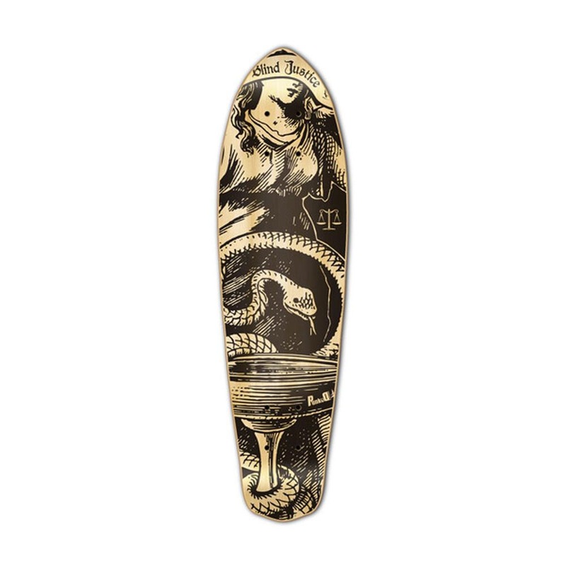 Punked Micro Cruiser Natural Blind Justice  Deck Deck