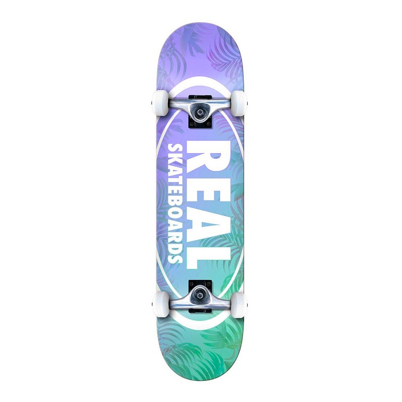 Real Skateboards 8″ Large Island Ovals Complete Skateboard – Multi