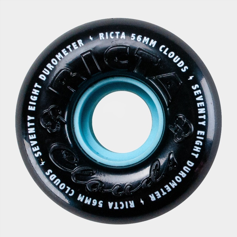 Ricta – 56mm – Clouds 78A Wheels – Black/ Blue 56mm 78a