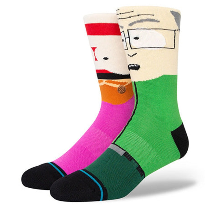 Stance South Park x Stance Mr. Garrison Crew Socks Green Large