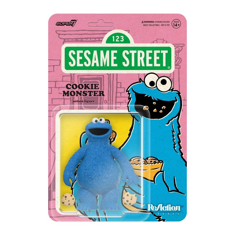 Super7 x SESAME STREET – COOKIE MONSTER ReAction Figure