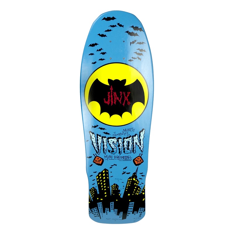 Vision Jinx Mini 9.5″ Skateboard Deck Blue
