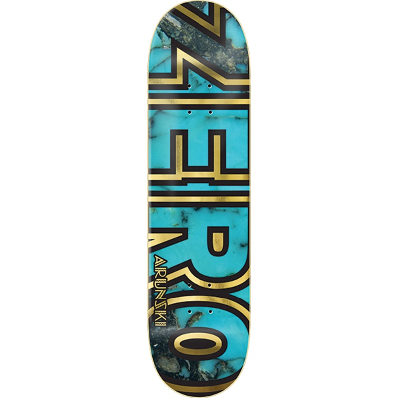 ZERO ARUNSKI TURQUOISE BOLD DECK 8.25 8.25