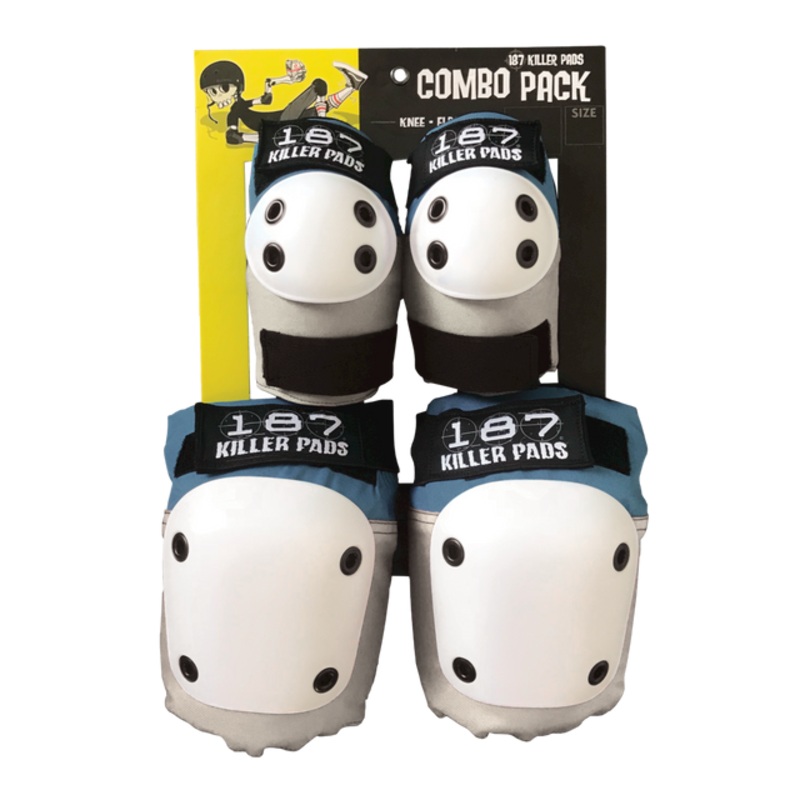 187 Killer Pads Combo Pack Pack Pad Set Stone/Khaki Juinior