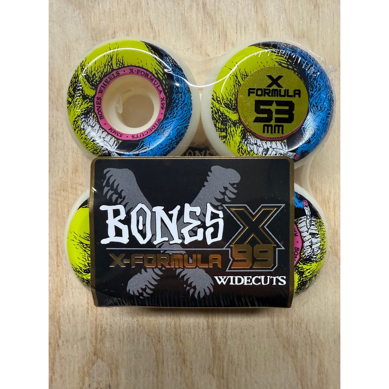 BONES SMOKIN SKULL 53 V6 WIDECUT X-FORMULA 99A 4PK 53 mm