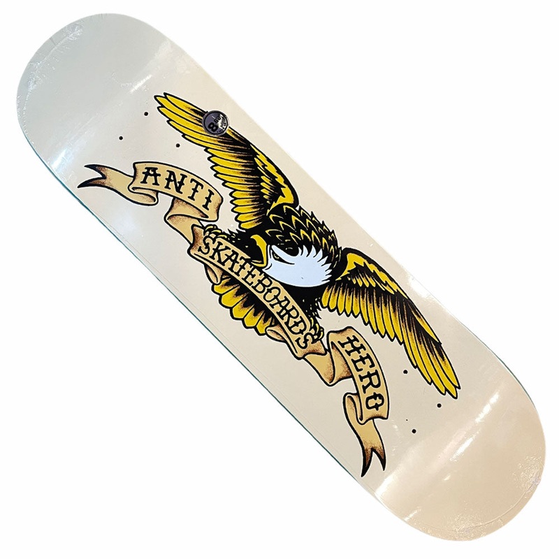 Classic Eagle Cream 8.62×32.6 Anti Hero Skateboards Deck