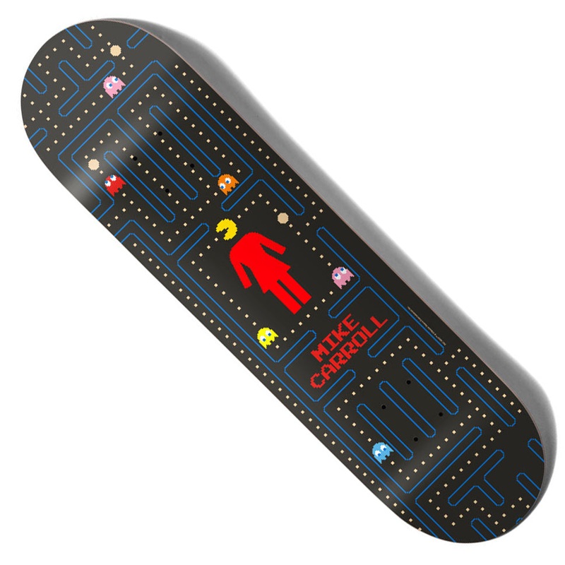Girl Mike Carroll Pac-Man Deck Black 8.37 x 31.75 WB:14.25