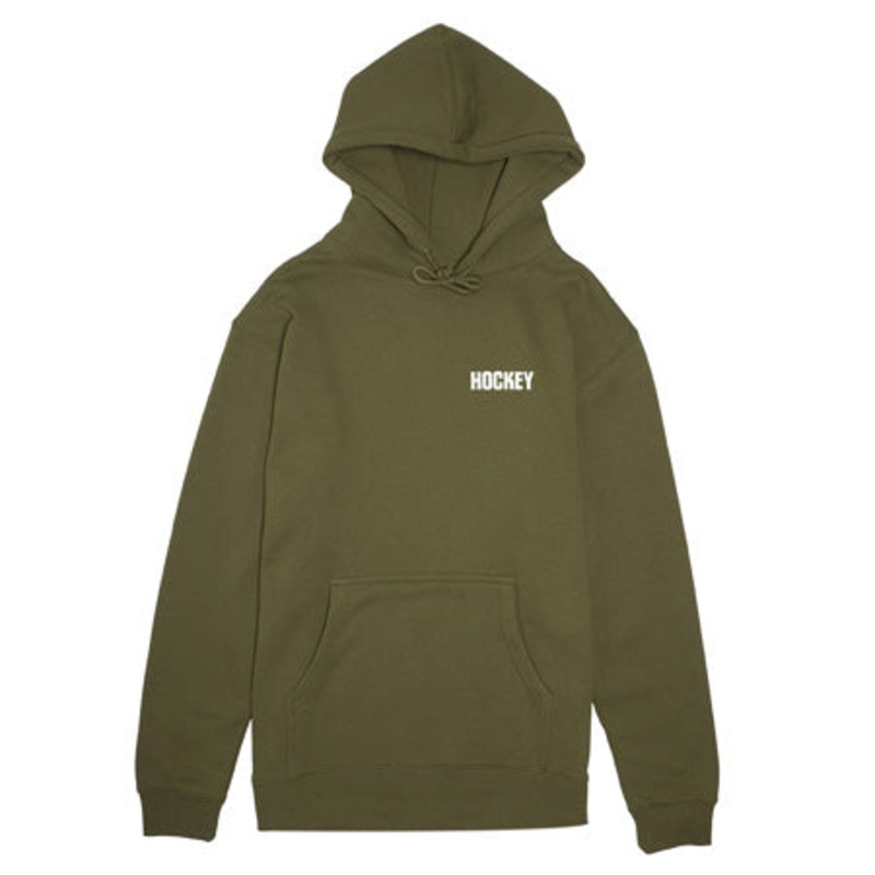 Hockey Marathon Hooded Sweatshirt Army Small