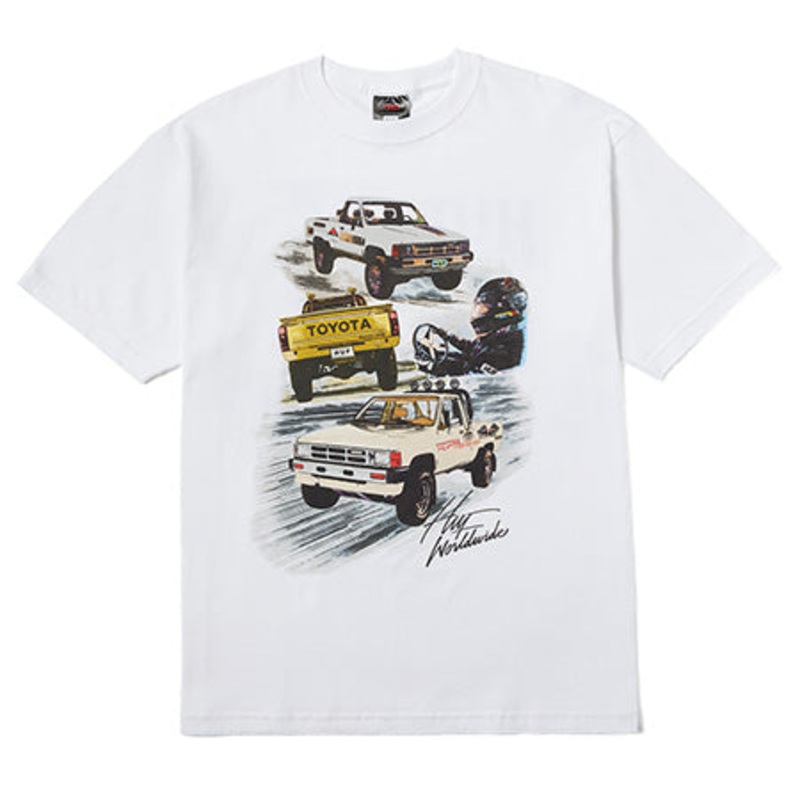 HUF HUF x Toyota Racing T Shirt White Extra Large