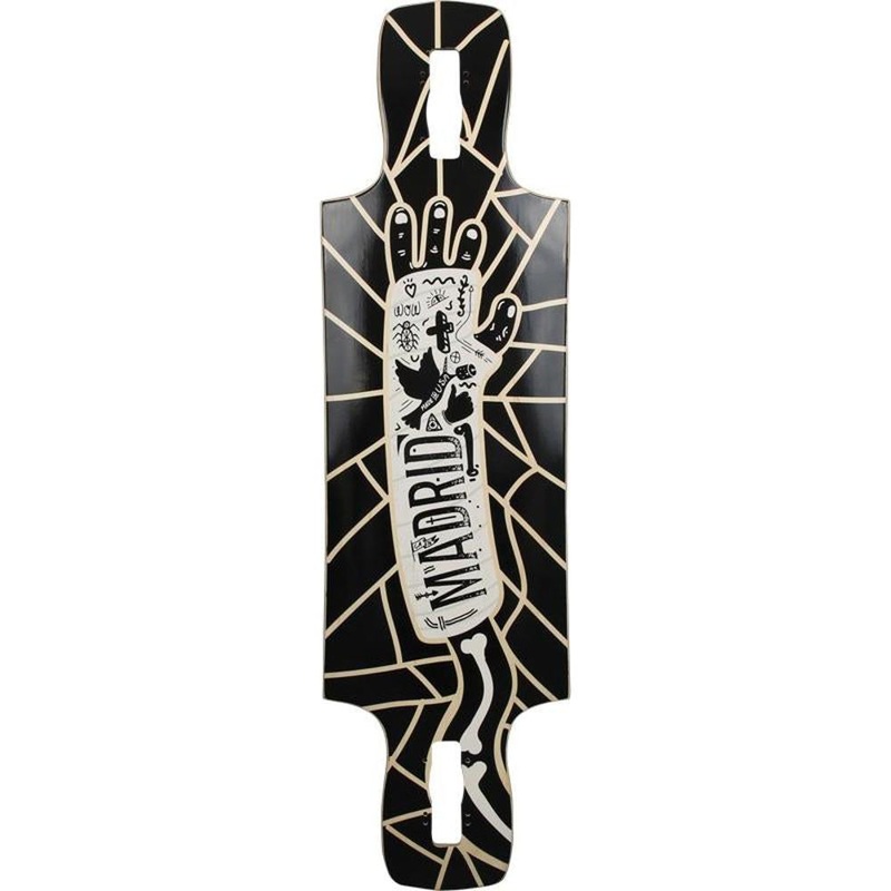 Madrid Cast Riot Freeride 34 inch Drop Through Longboard Deck 2016