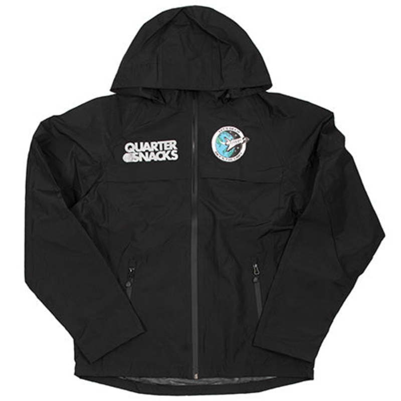 Quartersnacks Lets Get It Shell Jacket Black Extra Large