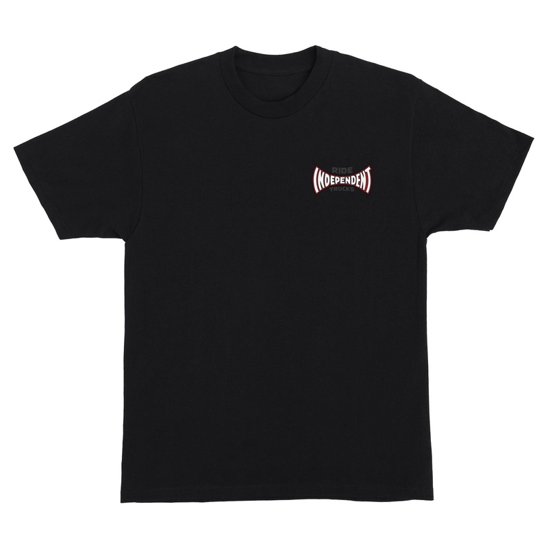 Rose Span Mens Independent T-Shirt Black S